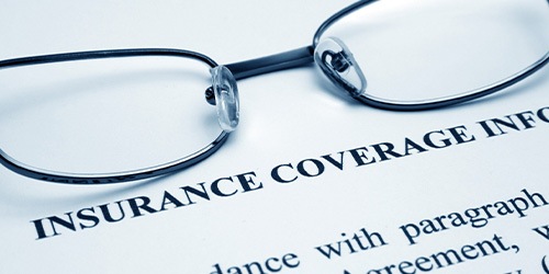 A dental insurance claim form