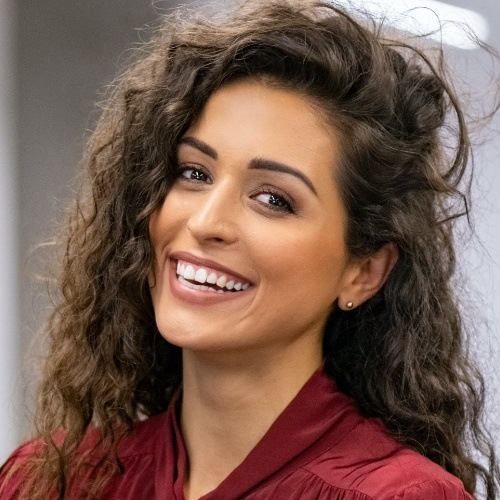 Woman sharing gorgeous smile after gum recontouring