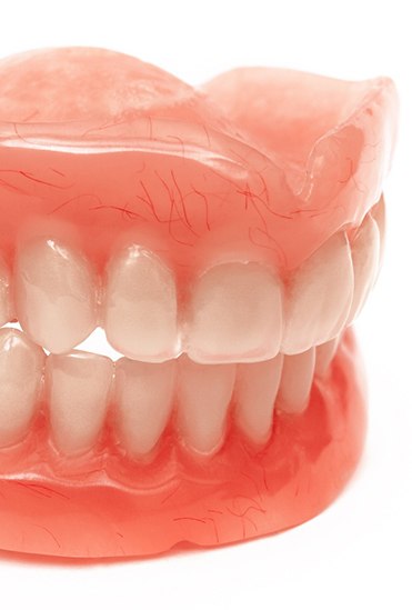 A pair of dentures