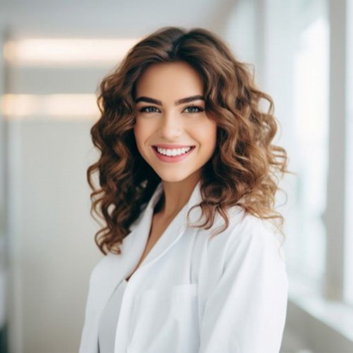 Professional woman with beautiful, confident smile