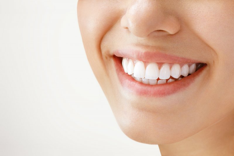 A smile that's received cosmetic dentistry
