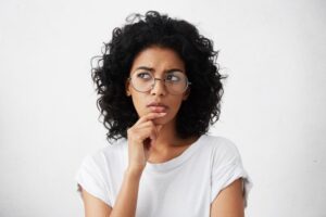 Woman wondering how to protect her smile